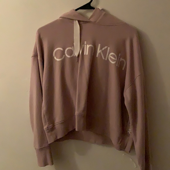 Calvin Klein Tops - Small mauve/pink Calvin Klein hoodie